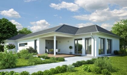 Single storey home as example of built environment that could contain higher than average radon levels